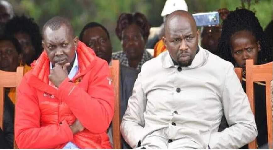 Transport CS Kipchumba Murkomen And MP  Oscar Sudi